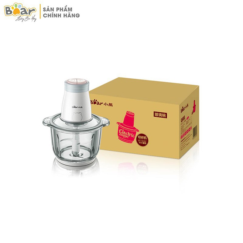 Máy xay cầm tay đa năng Bear QSJ-B02Q - mẫu máy xay thịt, các loại hạt, xay sinh tố cầm tay mini cực tiện lợi