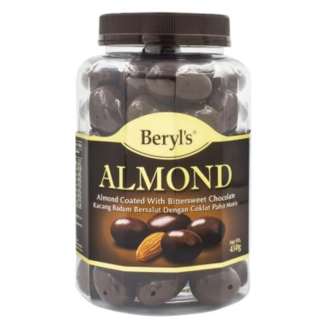 Beryl's Chocolate - Hạnh nhân phủ socola đắng 450g