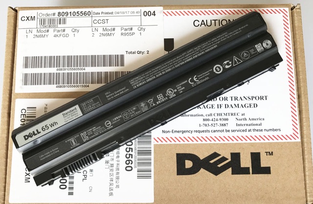 Pin dùng cho laptop Dell E6430,6520,6530,6420,5430,5420,5530,5520 NEW ZIN
