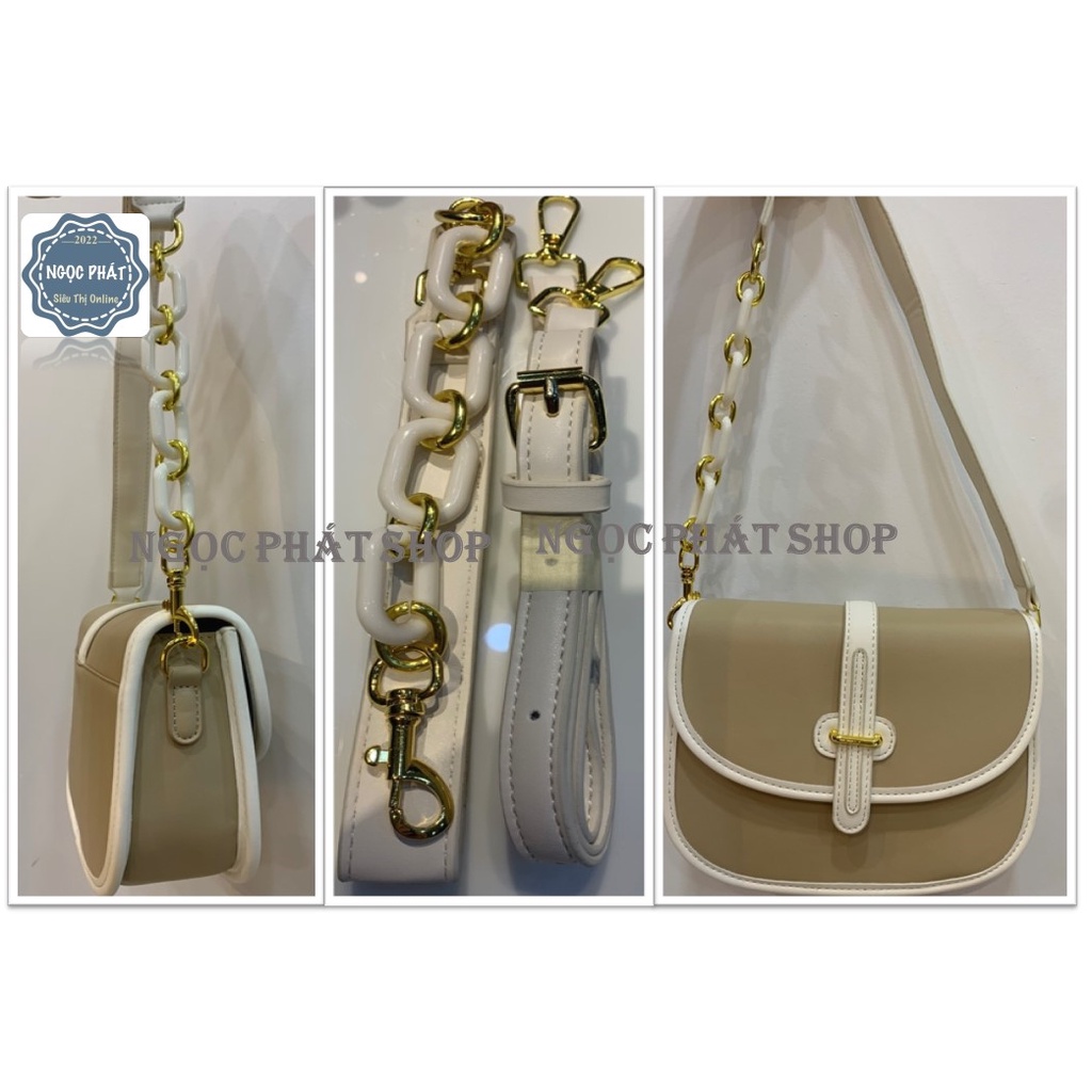 Túi Xách Nữ KHÓA NỊT Cao Cấp - Hàng Quảng Châu- Đeo chéo hoặc kẹp nách