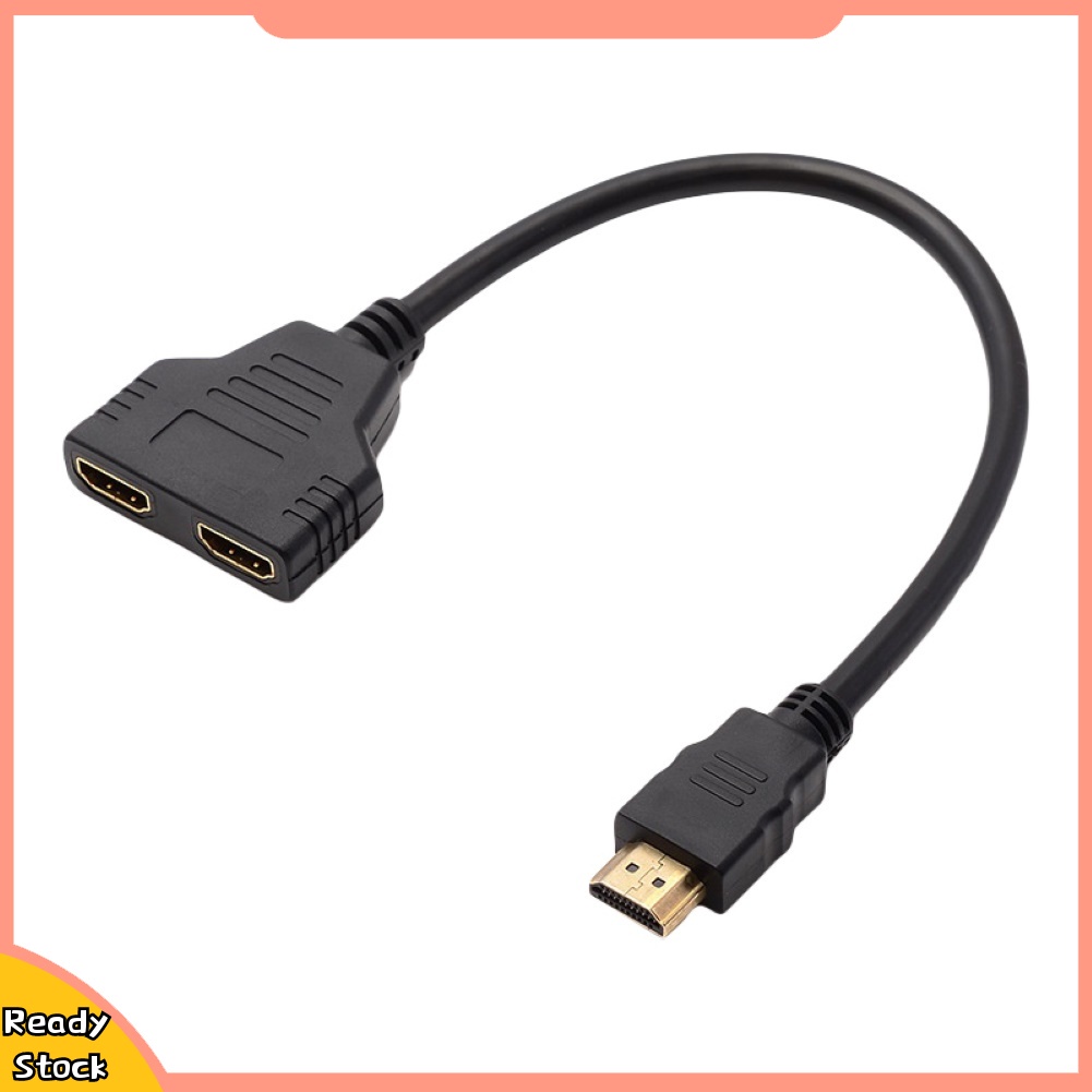 Cáp chia cổng HDMI 2 trong 1 cho PC DVD