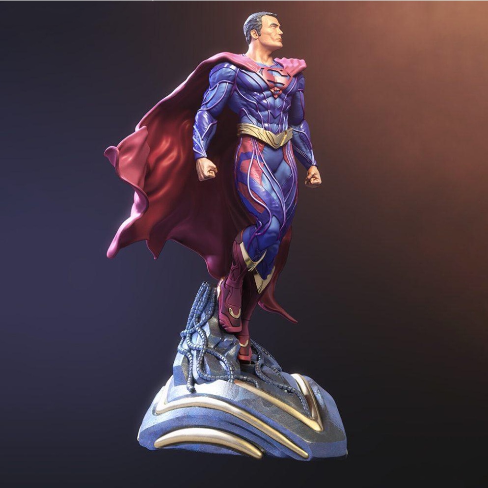 Mô Hình Superman DC Comic Bằng Chất Liệu Nhựa Resin - Cao 18 cm