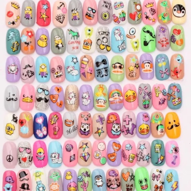 Nail Sticker dán móng hình ngộ nghĩnh