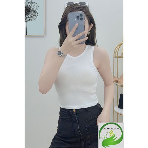 Áo thun crotop nữ , áo thun sát nách crotop chất thun cotton mềm mịn chely_fashion