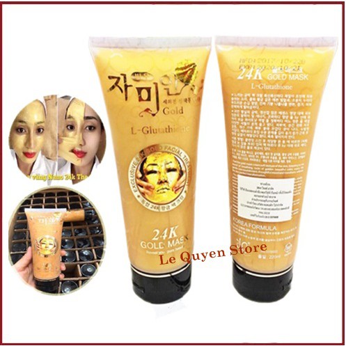 [CHÍNH HÃNG] Mặt nạ gel lột trắng da dát vàng 24k Hàn Quốc - Gold Mask L-Glutathione