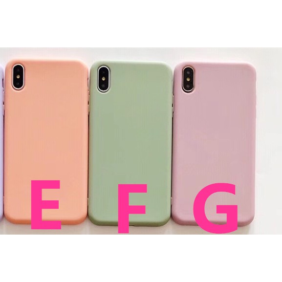 Ốp điện thoại TPU mềm màu trơn chống trầy xước Iphone X XR XS max 6 6S 7 8Plus | BigBuy360 - bigbuy360.vn
