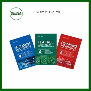 Mặt nạ SOME BY MI ❤️FREESHIP❤️Mặt nạ Tràm trà Cấp nước Dưỡng trắng SOME BY MI Glow Luminous Ampoule Mask