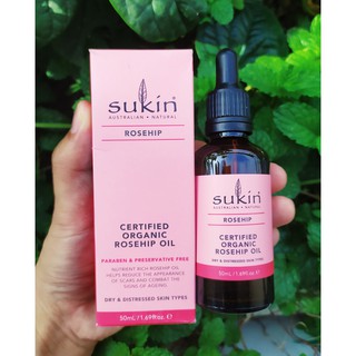 [SALE XẢ HÀNG][SUKIN] [Double Size] Tinh dầu tầm xuân Sukin Rosehip Oil Double Size 50ml