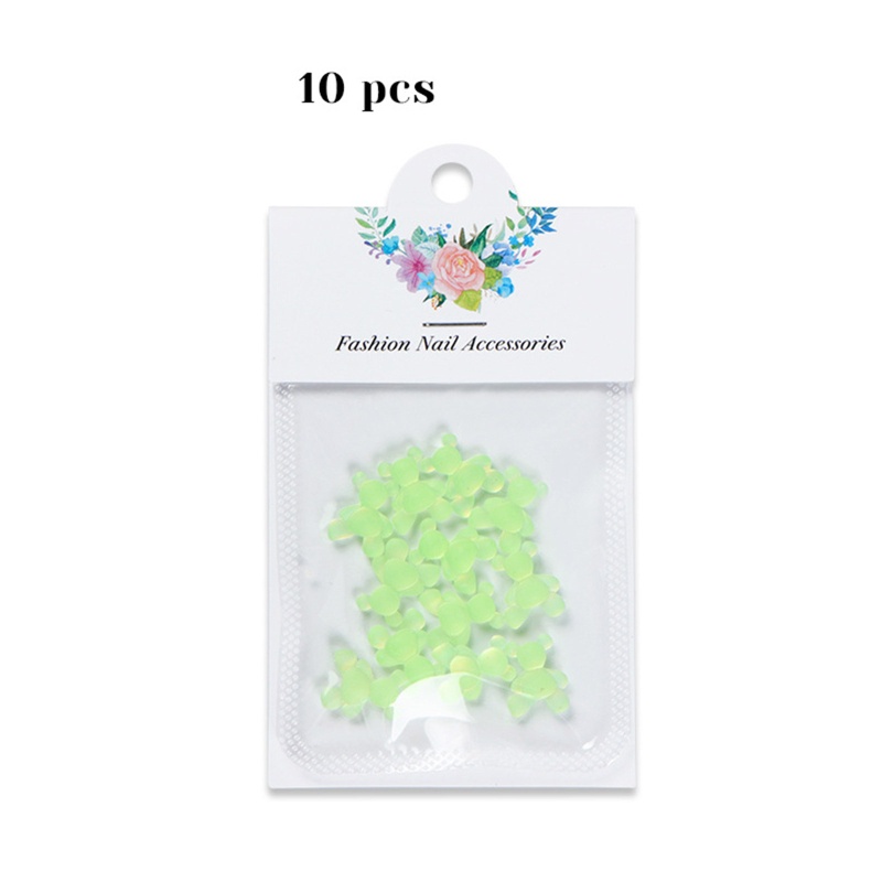 Phụ Kiện Trang Trí Móng Tay Hình Gấu Gummy 3D DIY