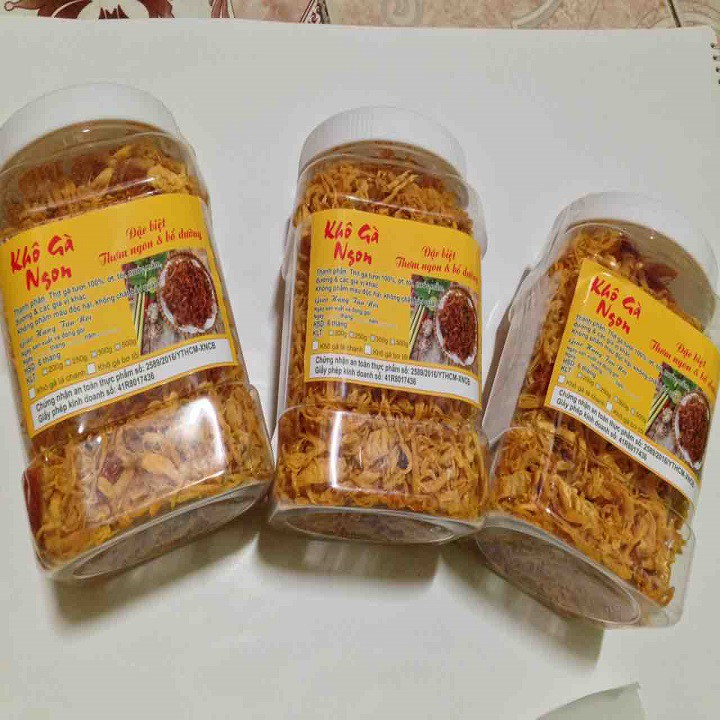 1KG KHÔ GÀ LÁ CHANH LOẠI GIÒN NGON, CÓ GIẤY PHÉP ATTP