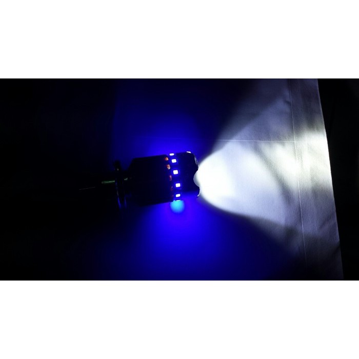 Đèn pha led 7 màu chân H4 đèn siêu quậy