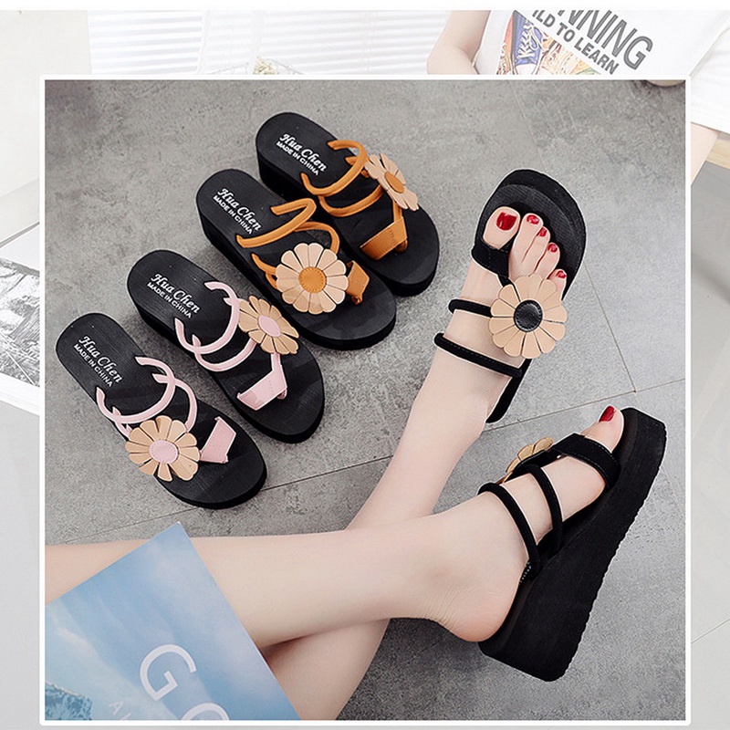 Sandal Đế Dày Chống Trượt Thời Trang Mùa Hè 2023 Dành Cho Nữ