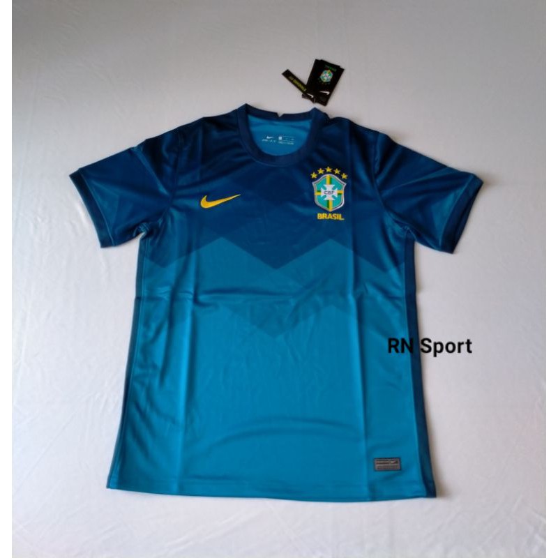 Áo Bóng Đá Jersey Brazil 2021 Nhập Khẩu Chất Lượng Cao