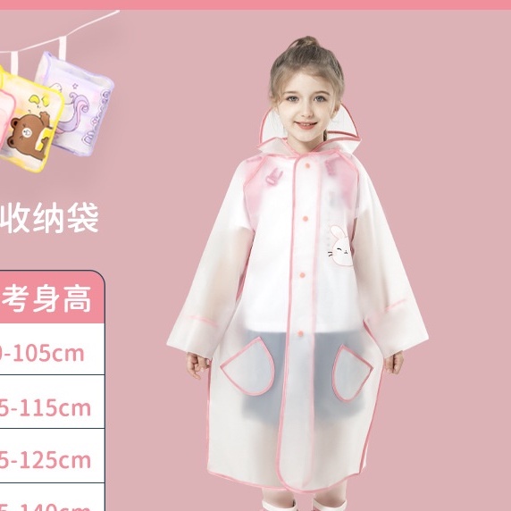 Bộ áo mưa trong suốt không mùi, giày đi mưa. ủng đi mưa cho bé từ 2-10 tuổi