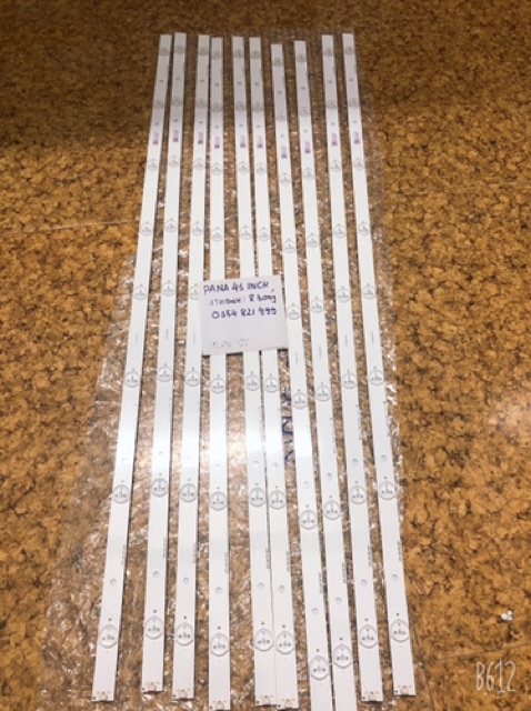 Thanh led tivi panasonic 43 inch giá bán 1 thanh 8 bóng