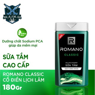Dầu Gội Sạch Gàu Romano Classic 5In1 180g