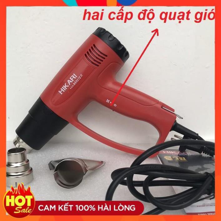 [Hàng Tốt] Máy khò nóng HIKARI Thái Lan công suốt 2000w