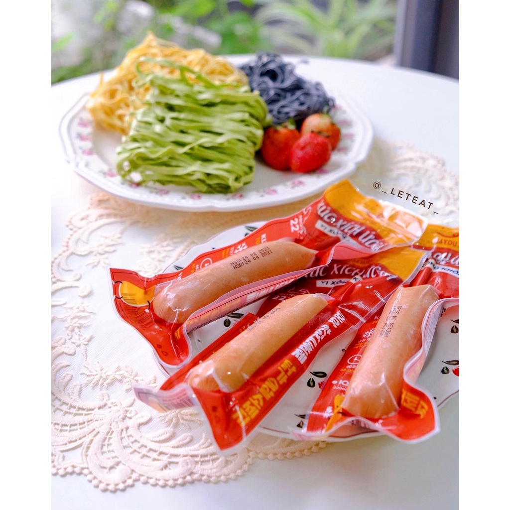 XÚC XÍCH ỨC GÀ EAT CLEAN 100%  70GR ( HÀNG ĐÔNG LẠNH CHỈ NHẬN SHIP NỘI THÀNH HÀ NỘI )