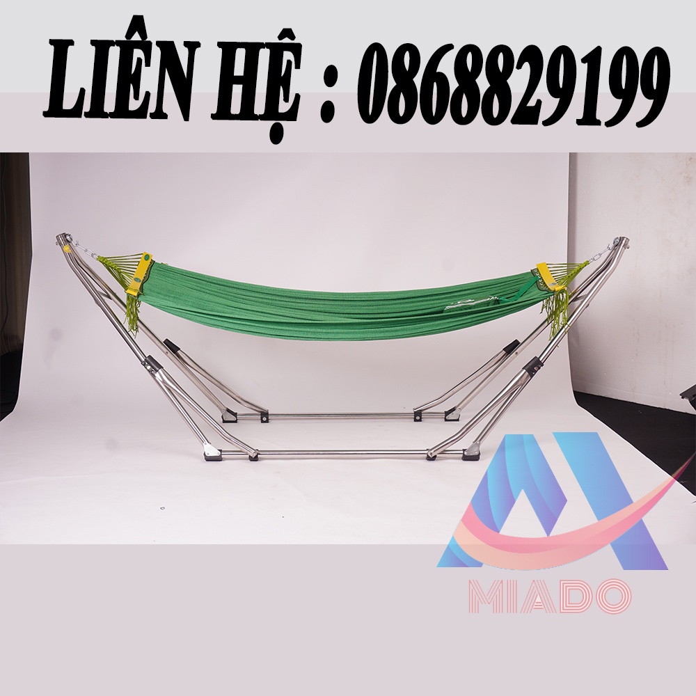 Khung võng xếp inox 304 chính hãng lưới duy lợi cao cấp bảo hành 1 năm