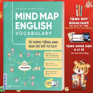 Sách - Mindmap English Vocabulary -Từ Vựng Tiếng Anh Qua Sơ Đồ Tư Duy