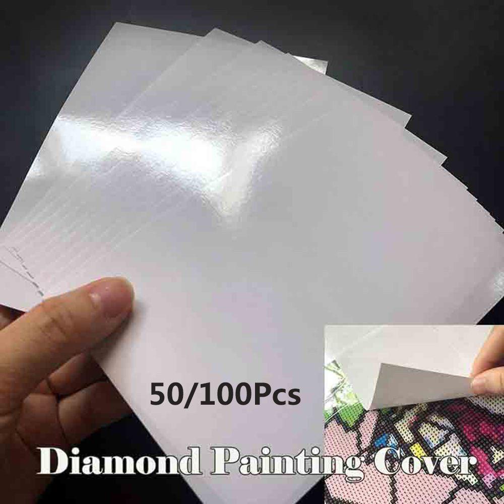 SUYO Set 50 / 100 Vỏ Bọc Tranh Thêu Chữ Thập Thủ Công Chống Bụi Bẩn