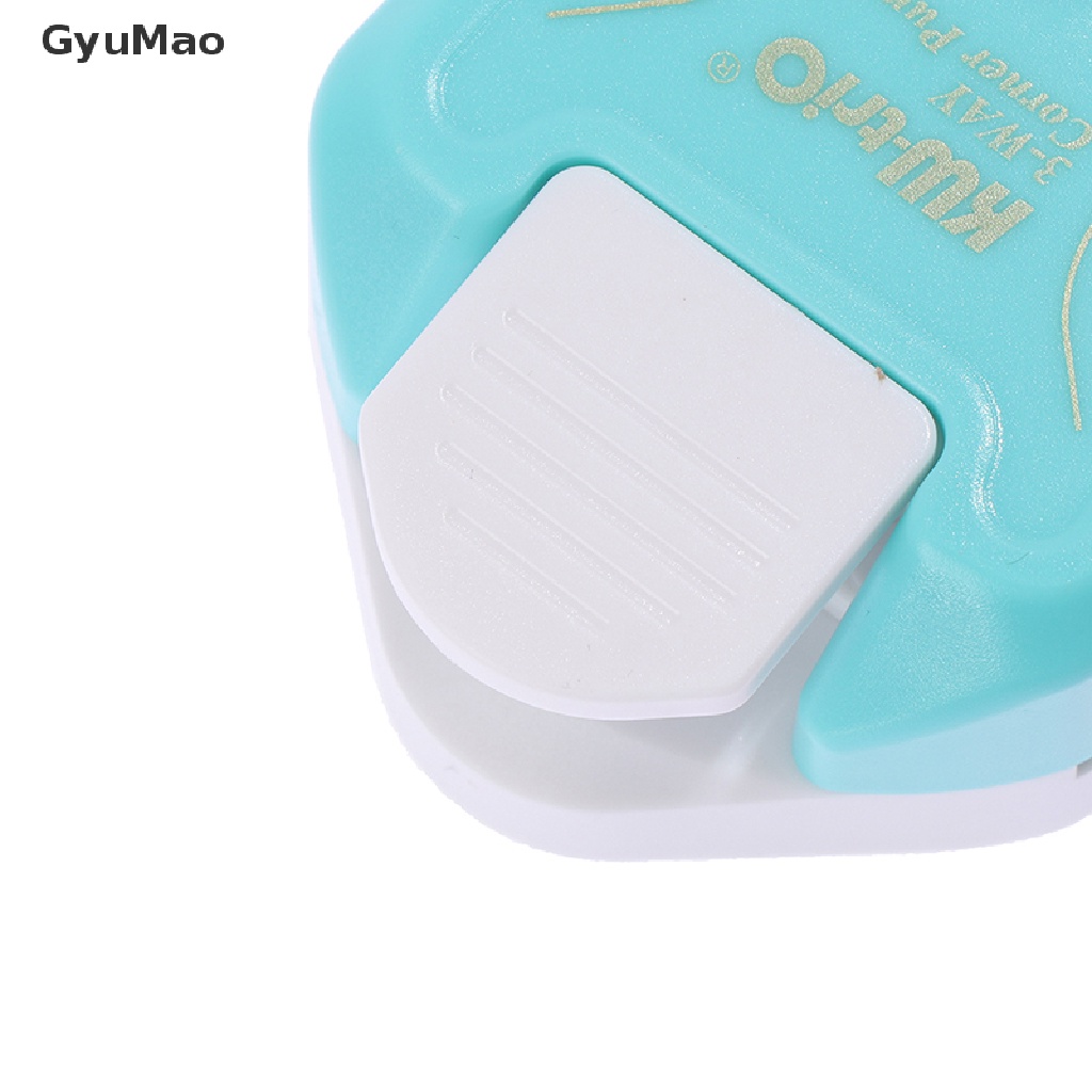 [cxGYMO] 3 in 1 Corner Rounder Punch 3 Way Corner Cutter for Paper Craft Laminate DIY  HDY