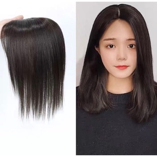Tóc giả Mái che hói có rãnh da đầu bản mái dài- kèm hình thật.