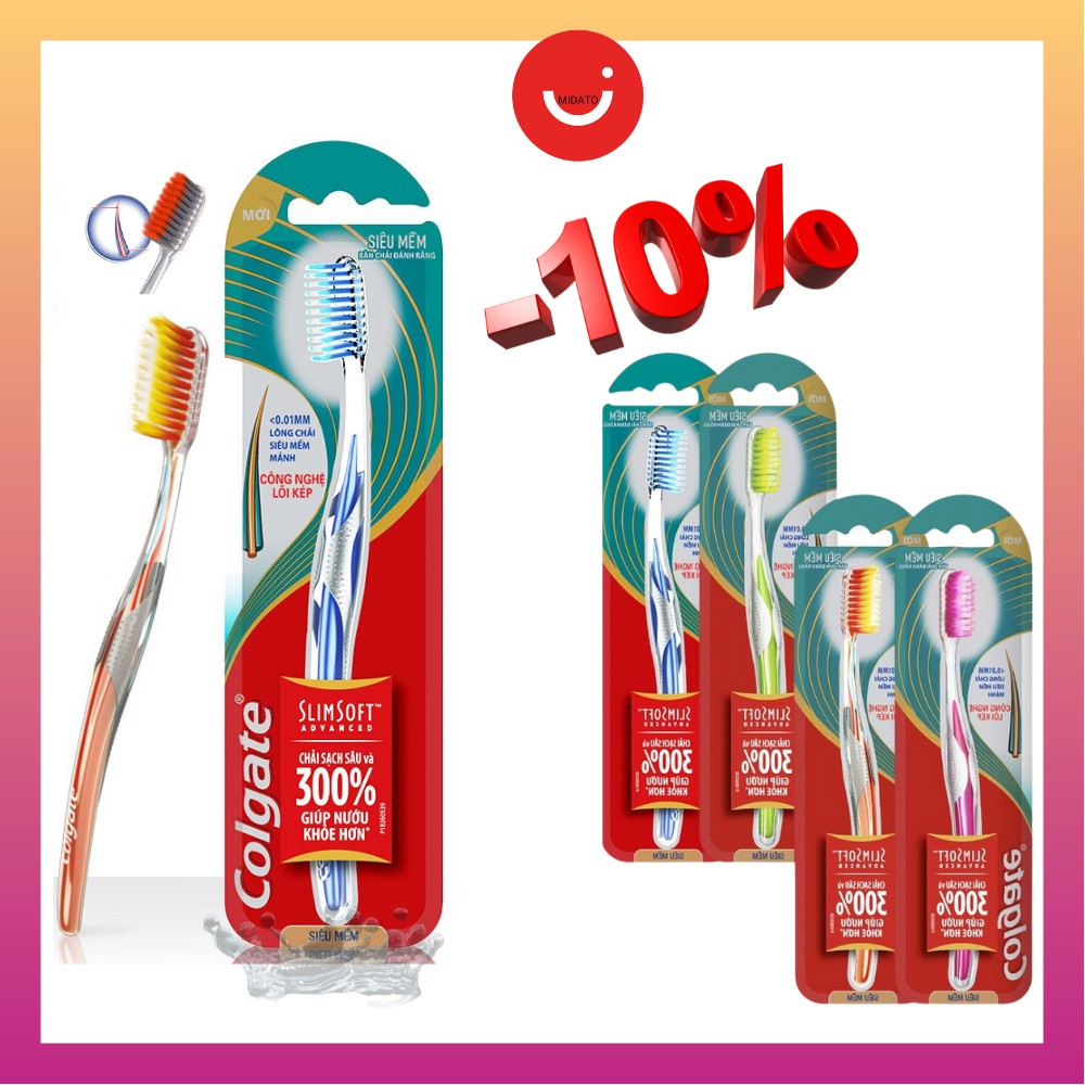 Bàn chải đánh răng Colgate slimsoft