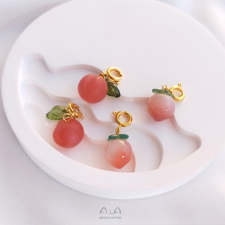 █A.ιA゜14K Vàng●〔 1 Cái〕°Mặt Dây Chuyền/ Khuyên Tai/ Vòng Tay/ Mặt Đá Mã Não Tự Nhiên Độc Đáo