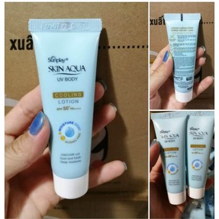 Kem chống nắng dưỡng thể mát lạnh Sunplay Skin Aqua UV Body Cooling 15g