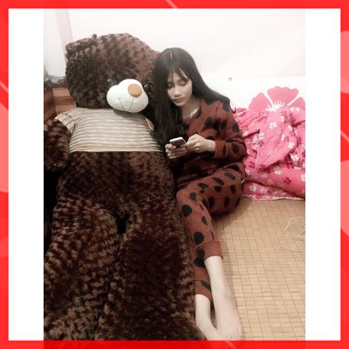 Gấu Bông Teddy 2M ⚡ FREESHIP ⚡ Gấu Bông Teddy Siêu To Khổng Lồ