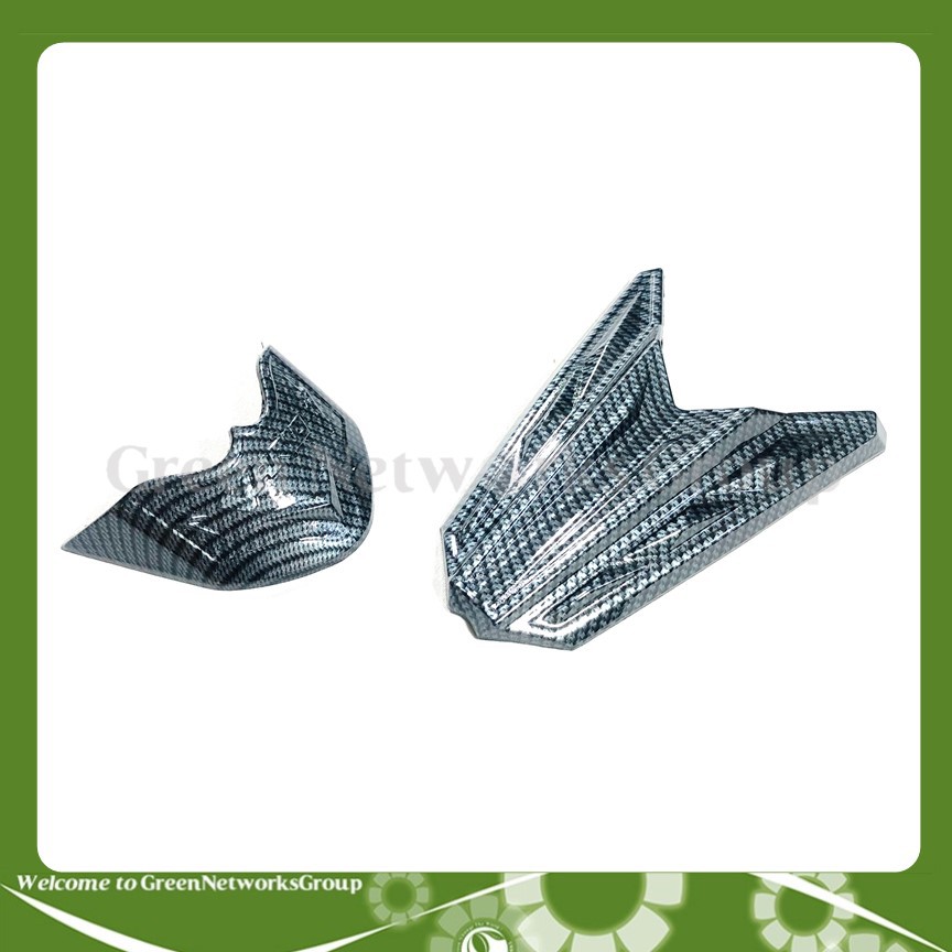 Bộ Ốp mỏ dè trước sau cho xe Vario 2018 carbon Greennetworks