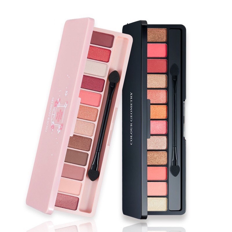 Bảng Phấn Mắt 12 màu Lameila Play Color Eyes Bảng Mới  Kèm Cọ Có Màu Nhũ