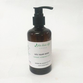 200ml Dầu Hạnh Nhân Ngọt (Sweet Almond Oil), Chăm Sóc Da, Tóc, Nguyên Liệu Làm Mỹ Phẩm, Làm Son