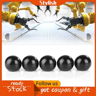 5 Phụ kiện núm hình tròn màu đen bằng đồng BM6*25