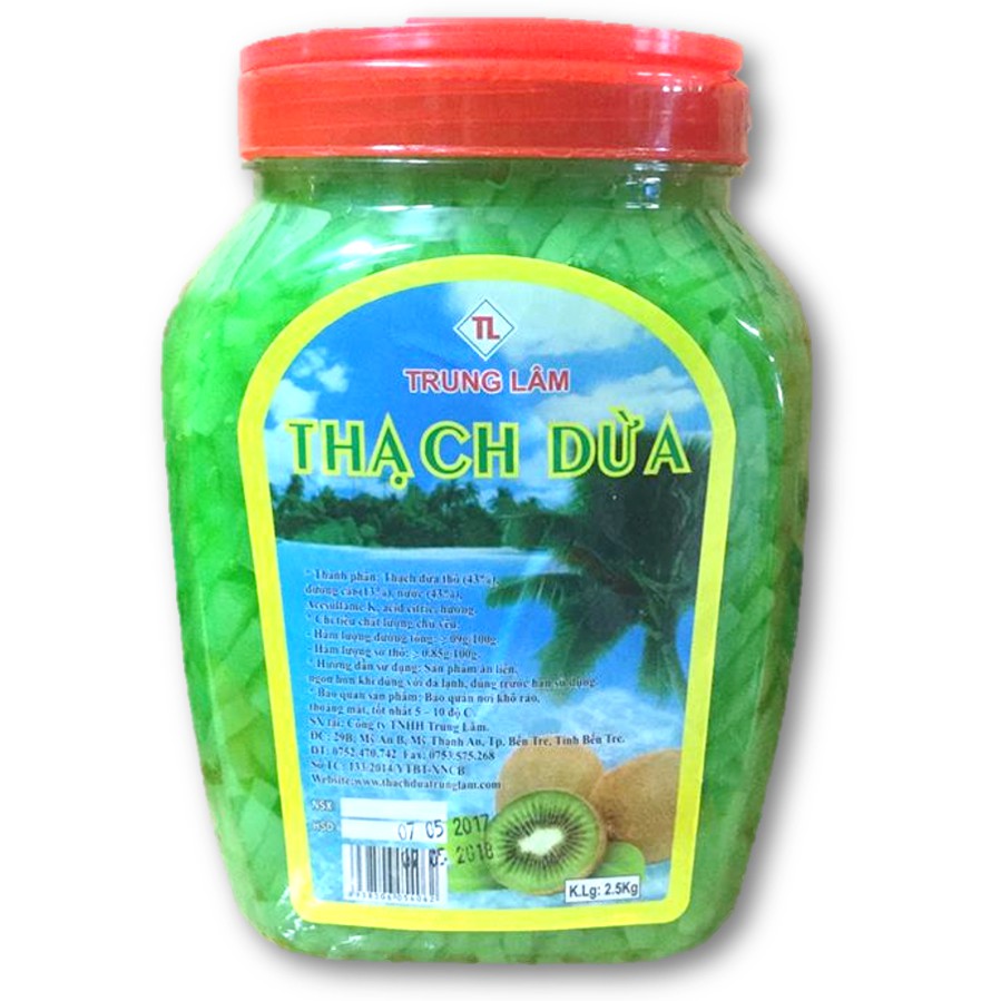 Thạch Dừa Trung Lâm 2,5kg