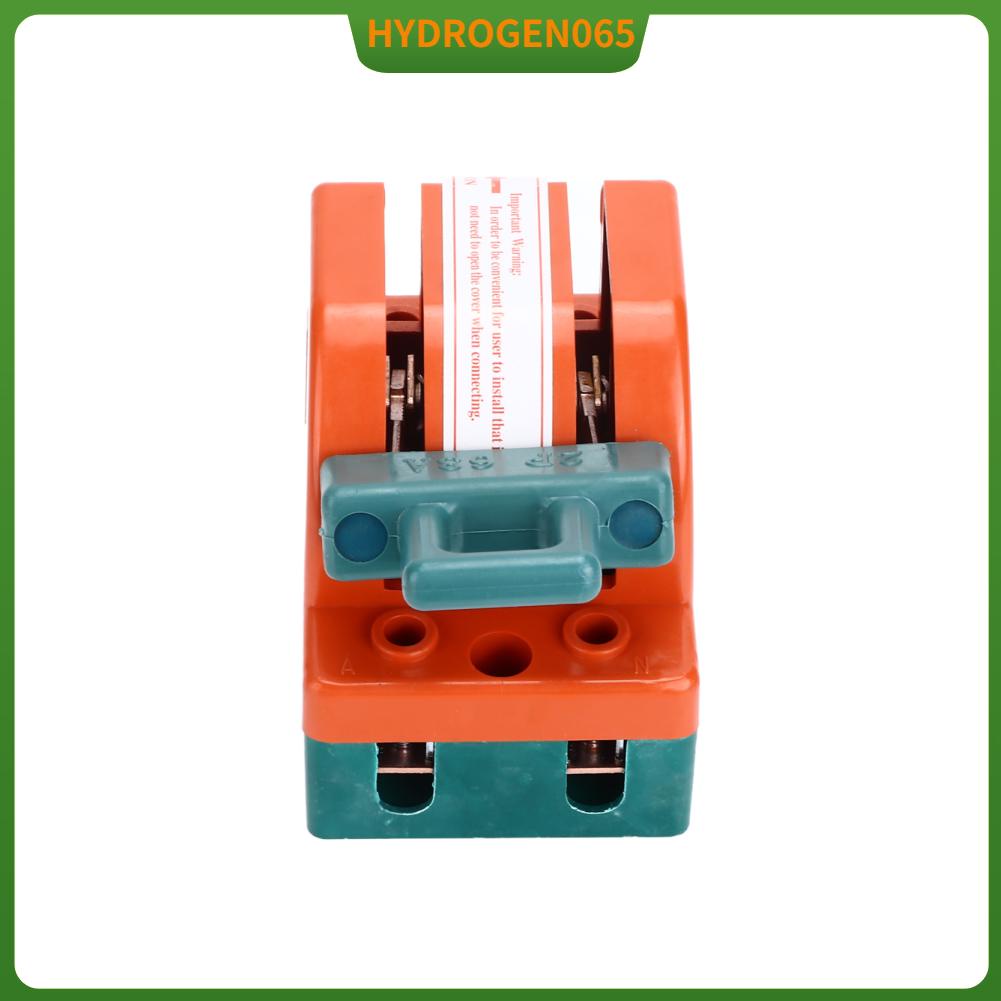 Hàng giao ngayDao một chiều một chiều Công tắc an toàn dao 2P 63A AC 220V Một chiều Ngắt kết nối đồng ABS đối với lỗi Cầu dao an toàn