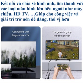 [Type-C ra VGA] Hub/Bộ chuyển cổng Baseus CAHUB-O0G