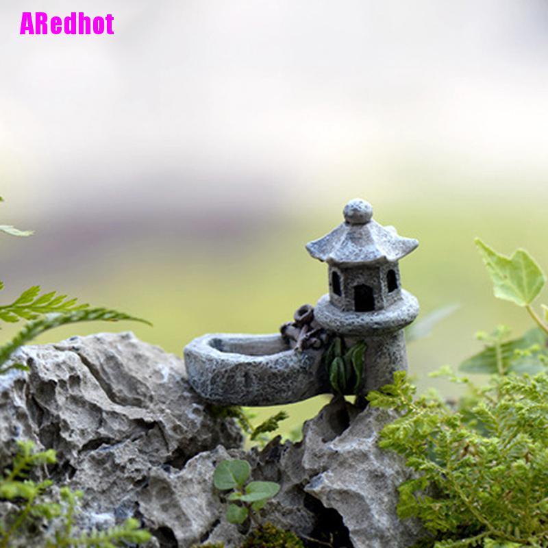 Mô hình tiểu cảnh mini bằng nhựa resin trang trí bể cá
