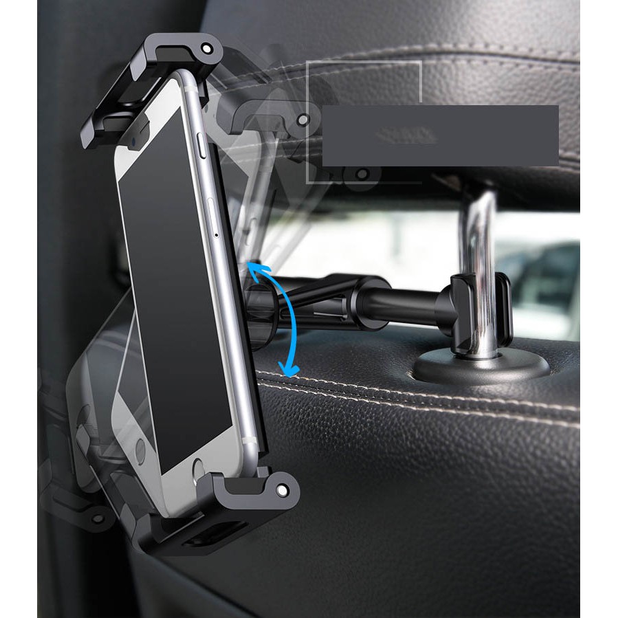 Giá đỡ điện Thoại, Ipad, Máy Tính Bảng Sau Ghế ô Tô Hãng Baseus (Mẫu 5)