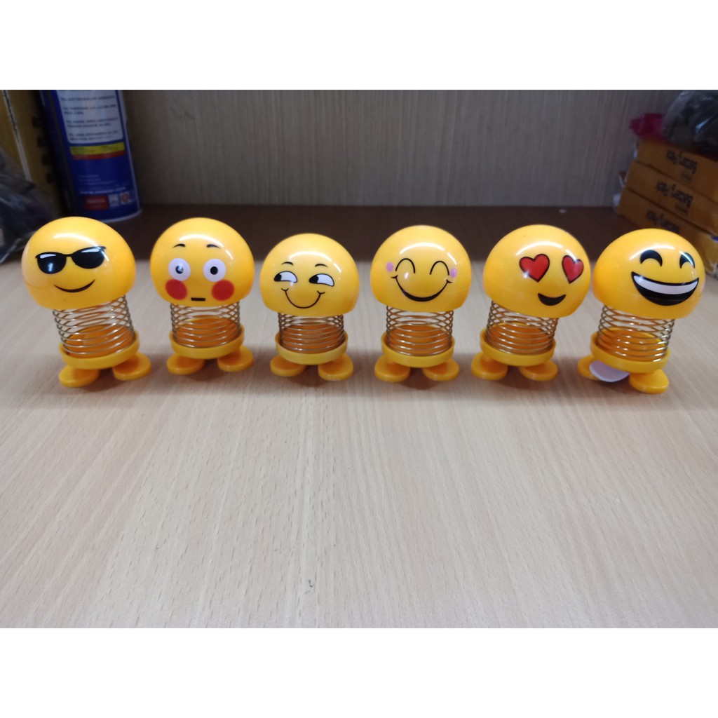 Thú Nhún Emoji Lò Xo Lắc Đầu Các Loại Biểu Cảm Siêu Hot_QLM335 [10x6x6]