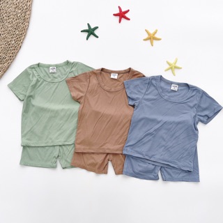 Set 3 bộ thun tăm đùi cho bé