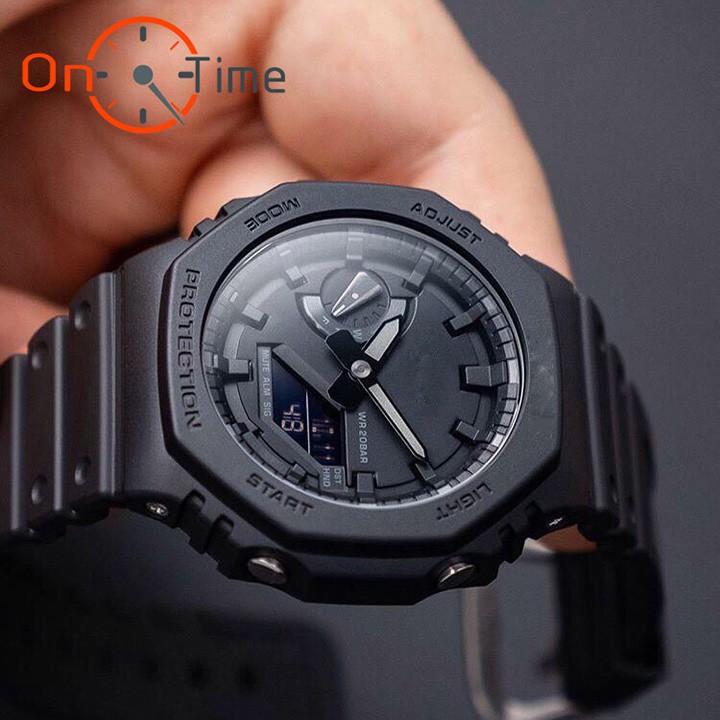 Đồng hồ thể thao nam nữ GA2100 OneTime Full đen cực hot năm 2021, casio nam cực đẹp | BigBuy360 - bigbuy360.vn