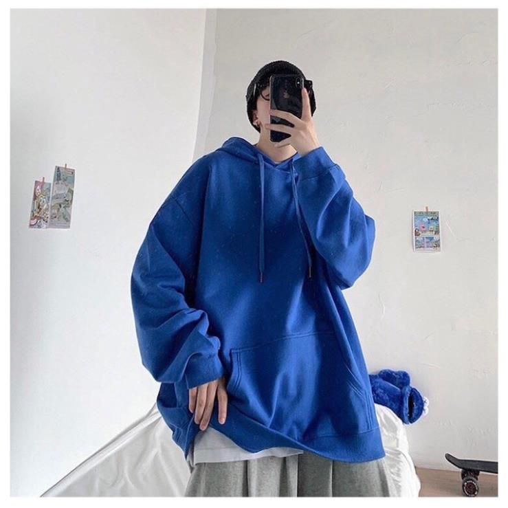 Áo Hoodie Nỉ bông TRƠN màu XANH NEON/XANH NGỌC/XANH COBAN UNISEX/Nam nữ unisex/ HOODIE TRƠN 🖤
