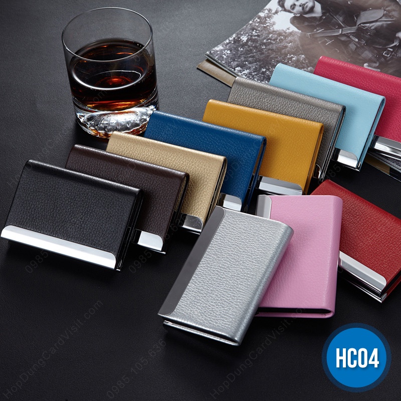 Hộp đựng card visit dành cho nam nữ sẵn nhiều màu đẹp khách thoải mái lựa chọn màu hợp mệnh