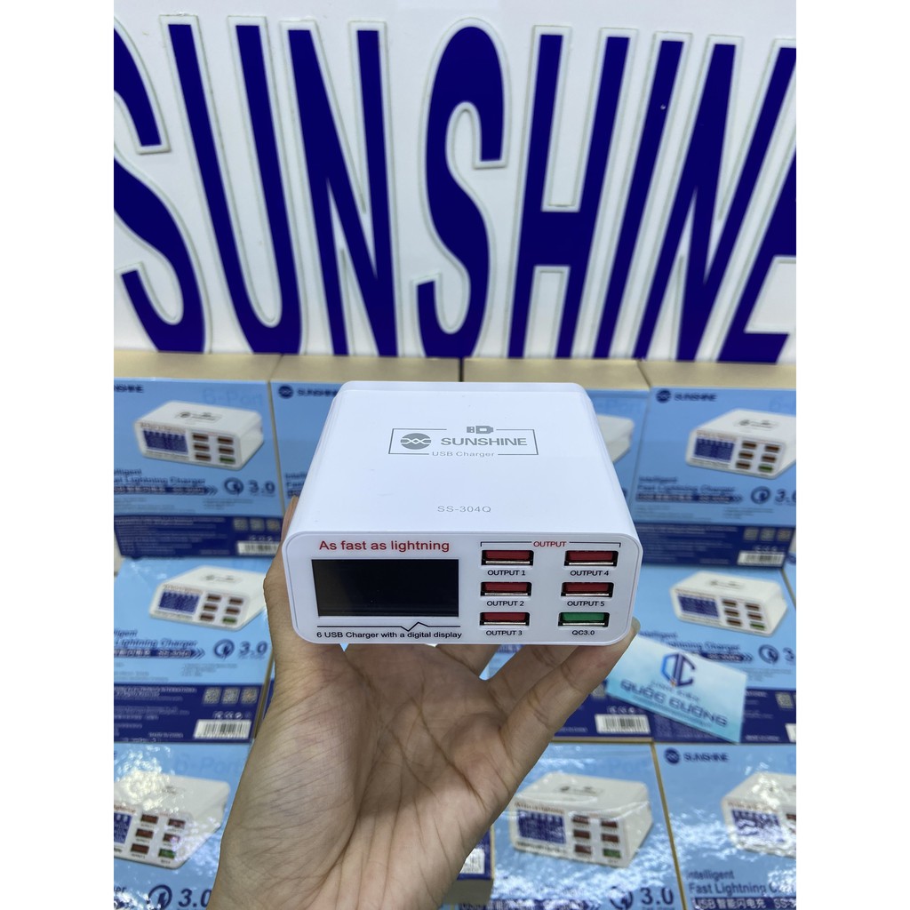 Dock sạc Sunshine 6 cổng SS-304Q