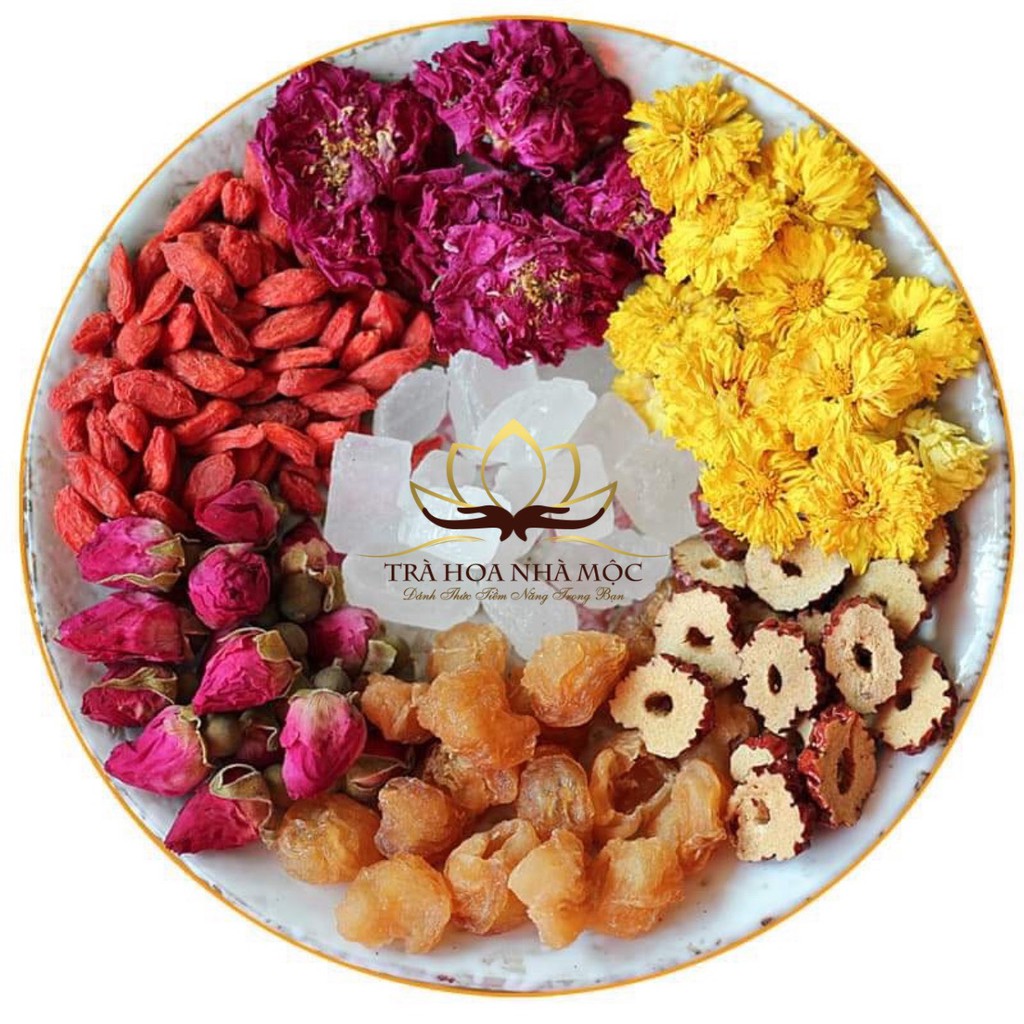Trà Dưỡng Nhan Cung Đình (set 15 gói mix siêu đầy đặn)