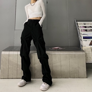 Quần ống suông ulzzang kiểu lạ mắt, ống rộng oversize cá tính(hàng order không có sẵn)