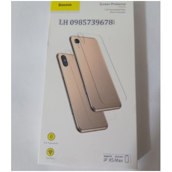 (Giảm Giá Cực Sốc)Kính Cường Lực Mặt Sau Iphone XS MAX Baseus Cao Cấp Chính Hãng-Linh Kiện Siêu Rẻ VN