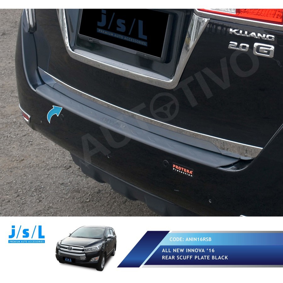 Đĩa Sillplate Sill Chuyên Dụng Cho Innova Reborn 2016-2020 Đen